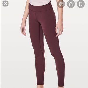 LuLuLemon Wunder Under LuxeTreme 28” leggings